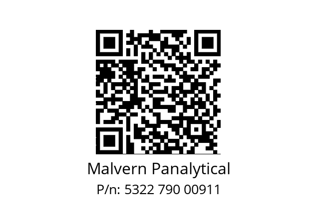   Malvern Panalytical 5322 790 00911