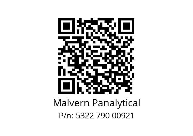   Malvern Panalytical 5322 790 00921