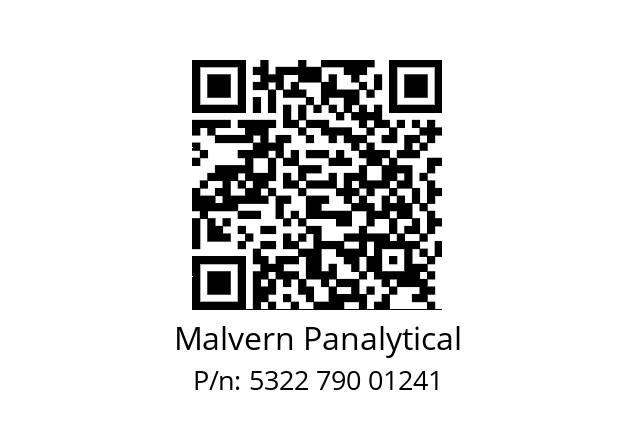   Malvern Panalytical 5322 790 01241