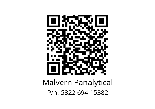   Malvern Panalytical 5322 694 15382