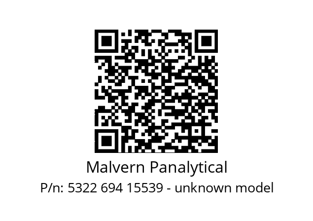   Malvern Panalytical 5322 694 15539 - unknown model