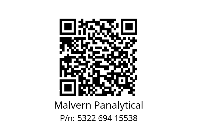   Malvern Panalytical 5322 694 15538