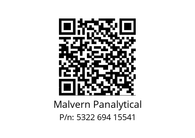   Malvern Panalytical 5322 694 15541