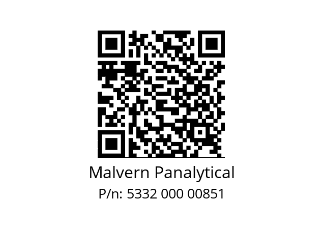   Malvern Panalytical 5332 000 00851