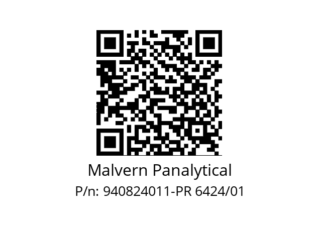   Malvern Panalytical 940824011-PR 6424/01