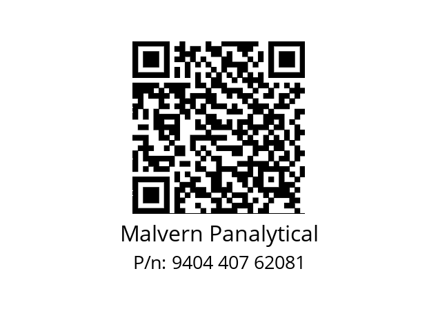   Malvern Panalytical 9404 407 62081