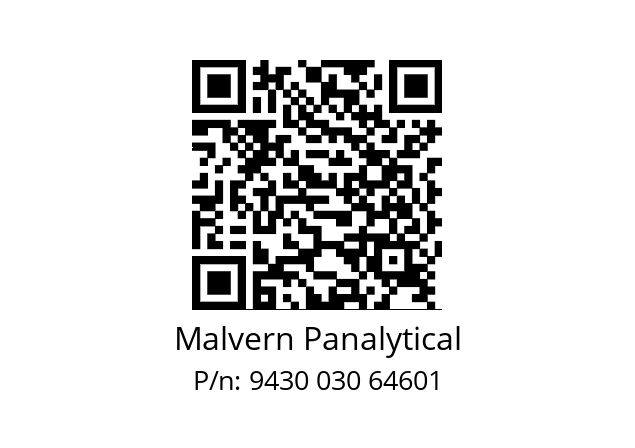   Malvern Panalytical 9430 030 64601