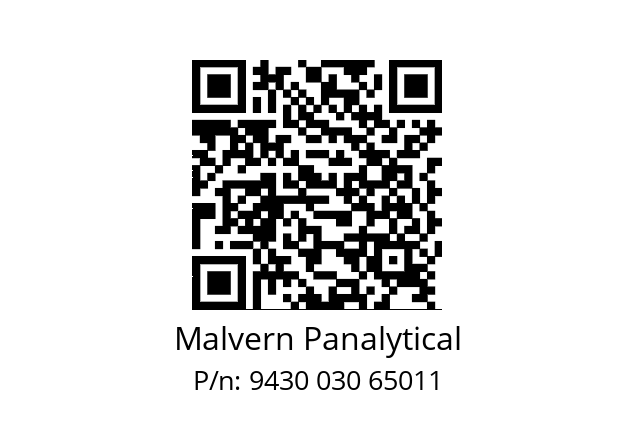   Malvern Panalytical 9430 030 65011