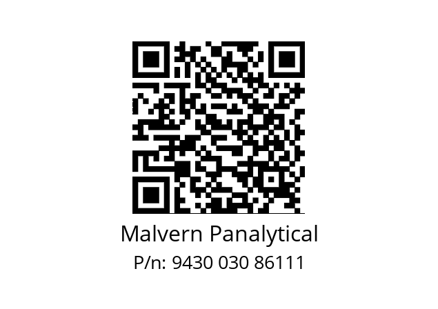   Malvern Panalytical 9430 030 86111