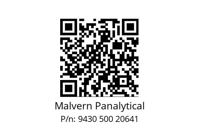   Malvern Panalytical 9430 500 20641