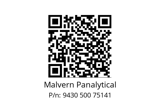   Malvern Panalytical 9430 500 75141