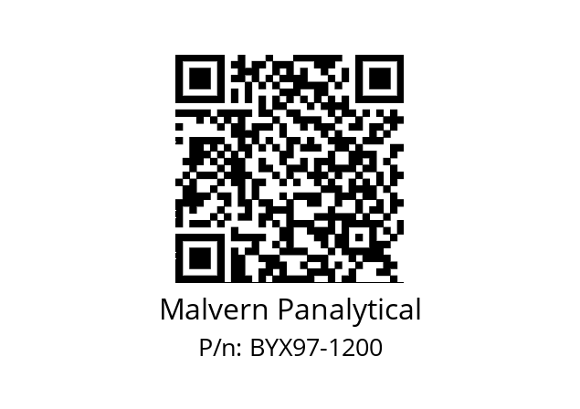   Malvern Panalytical BYX97-1200