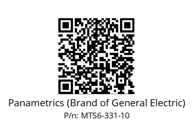   Panametrics (Brand of General Electric) MTS6-331-10