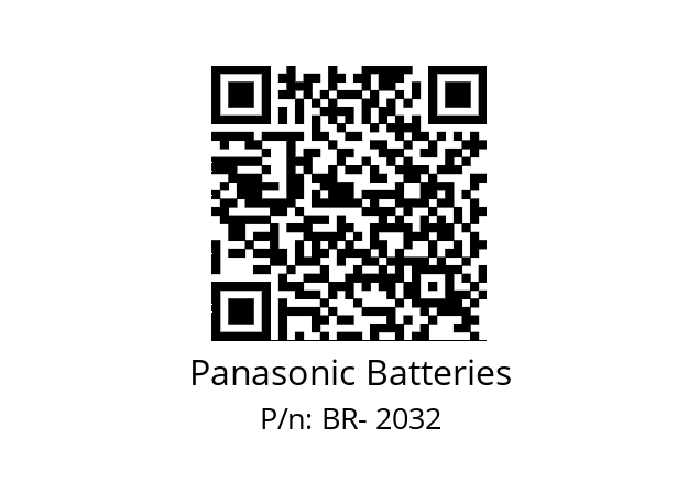   Panasonic Batteries BR- 2032