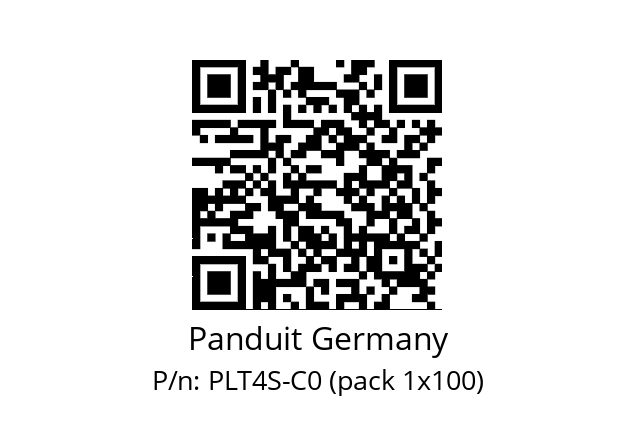   Panduit Germany PLT4S-C0 (pack 1x100)