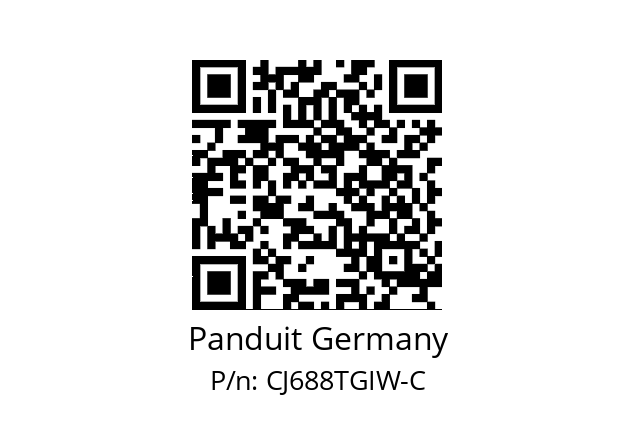   Panduit Germany CJ688TGIW-C