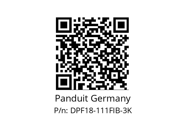   Panduit Germany DPF18-111FIB-3K