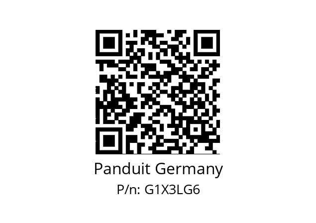   Panduit Germany G1X3LG6