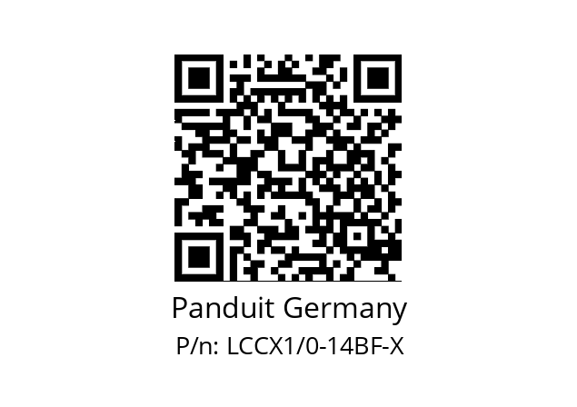   Panduit Germany LCCX1/0-14BF-X