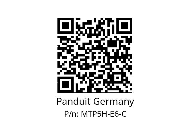   Panduit Germany MTP5H-E6-C