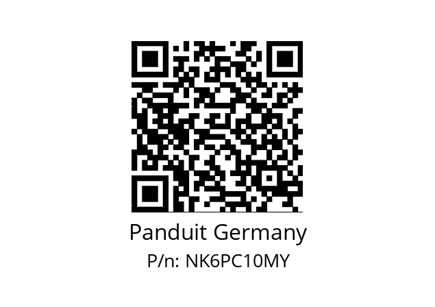   Panduit Germany NK6PC10MY