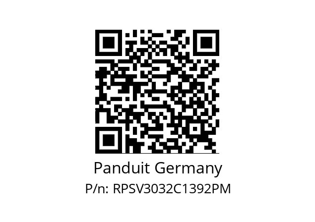   Panduit Germany RPSV3032C1392PM