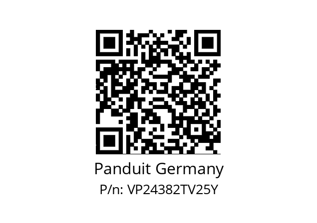   Panduit Germany VP24382TV25Y