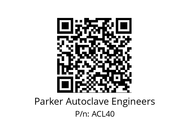   Parker Autoclave Engineers ACL40