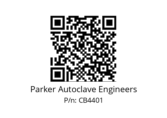   Parker Autoclave Engineers CB4401