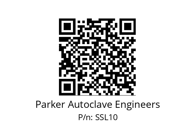   Parker Autoclave Engineers SSL10