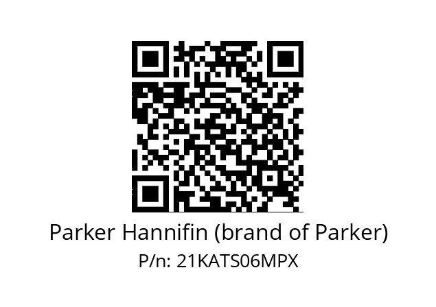   Parker Hannifin (brand of Parker) 21KATS06MPX