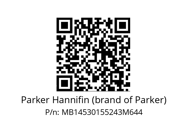   Parker Hannifin (brand of Parker) MB14530155243M644