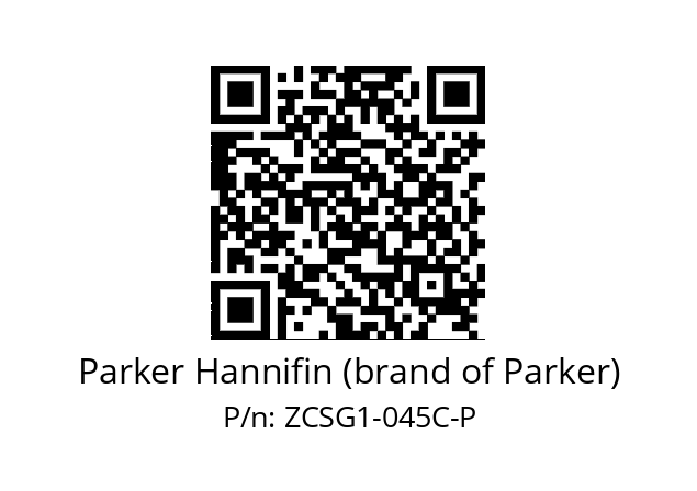   Parker Hannifin (brand of Parker) ZCSG1-045C-P