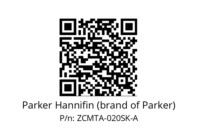   Parker Hannifin (brand of Parker) ZCMTA-020SK-A