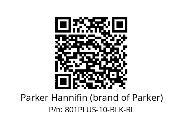   Parker Hannifin (brand of Parker) 801PLUS-10-BLK-RL