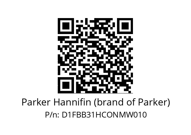   Parker Hannifin (brand of Parker) D1FBB31HCONMW010