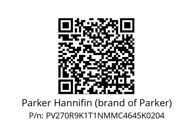   Parker Hannifin (brand of Parker) PV270R9K1T1NMMC4645K0204