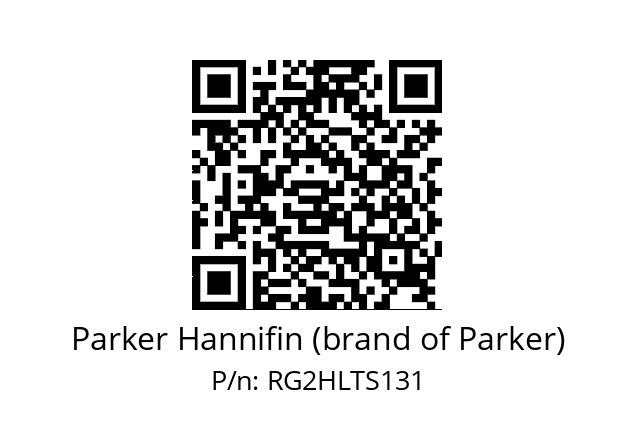   Parker Hannifin (brand of Parker) RG2HLTS131