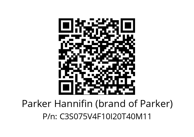   Parker Hannifin (brand of Parker) C3S075V4F10I20T40M11