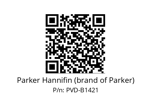   Parker Hannifin (brand of Parker) PVD-B1421