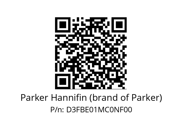   Parker Hannifin (brand of Parker) D3FBE01MC0NF00