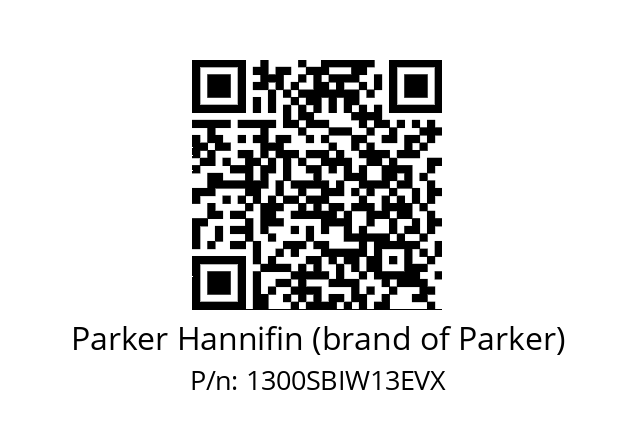   Parker Hannifin (brand of Parker) 1300SBIW13EVX