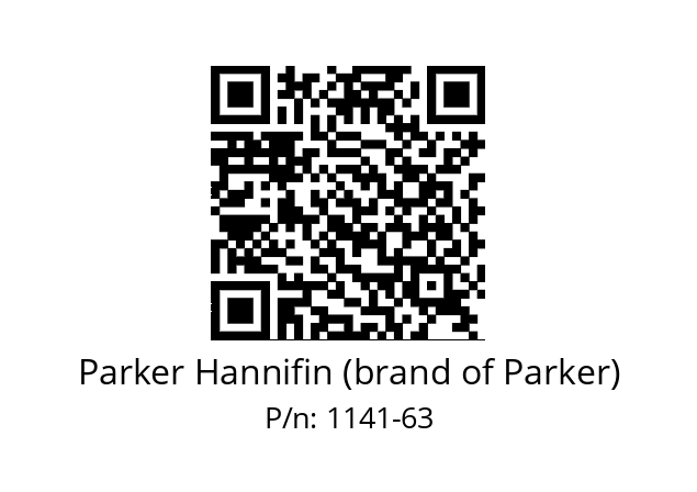   Parker Hannifin (brand of Parker) 1141-63