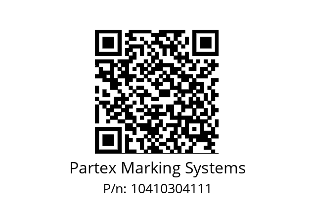   Partex Marking Systems 10410304111