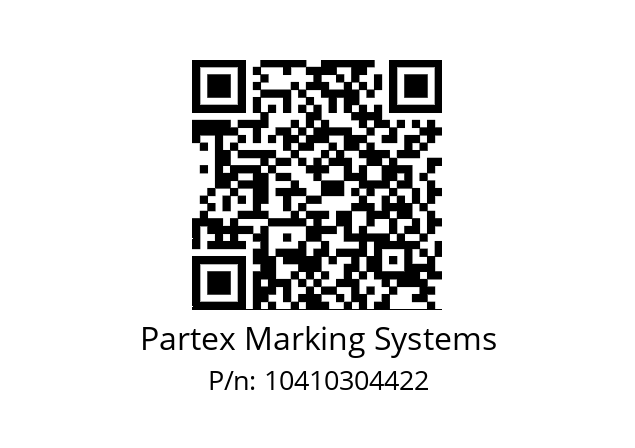   Partex Marking Systems 10410304422