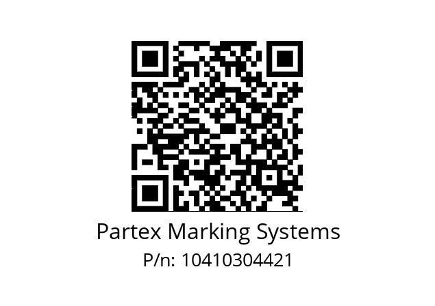   Partex Marking Systems 10410304421