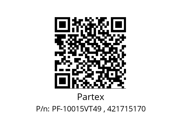   Partex PF-10015VT49 , 421715170