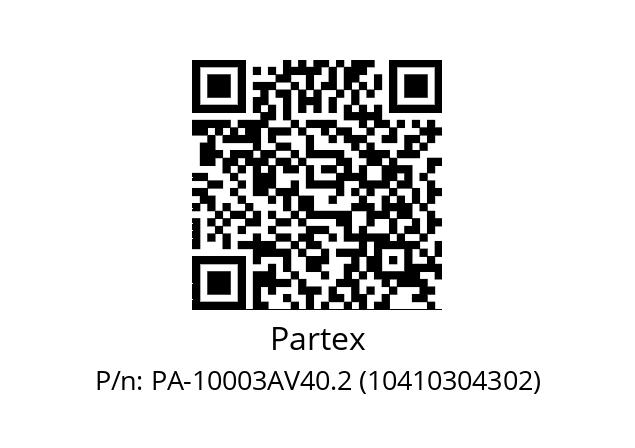   Partex PA-10003AV40.2 (10410304302)