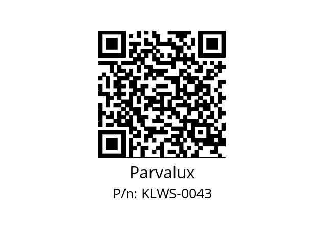   Parvalux KLWS-0043