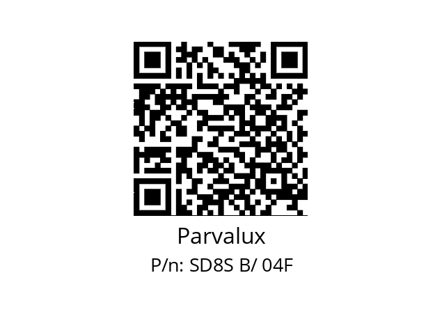   Parvalux SD8S B/ 04F